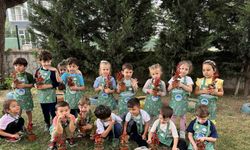 Doğa sevgisi minik kalplerde filizleniyor
