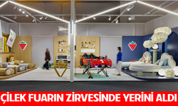 Çilek, fuarın zirvesinde yerini aldı!