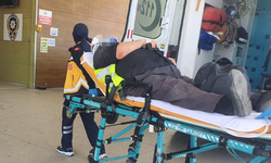 İnegöl'de motosikletli gözünü hastanede açtı