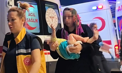 İnegöl'de 1 yaşındaki bebek acılar içinde kaldı