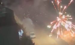 İnegöl’de araçtan atılan havai fişek yangına yol açtı