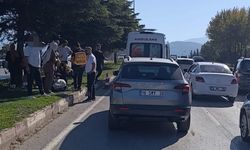 İnegöl'de araçlar birbirine girdi