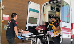 İnegöl'de üzerine kaynar yağ döküldü