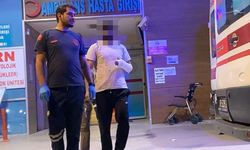 İnegöl'de makineyi keserken kanlar içinde kaldı