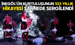 İnegöl’ün Kurtuluşunun 103 Yıllık Hikayesi Sahnede Sergilendi