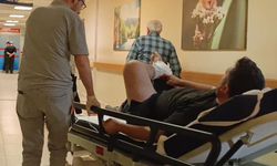 Odun keserken kanlar içinde kaldı Bursa'ya sevk edildi