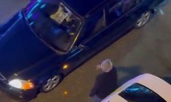 Alkollü sürücü tek şeritli yolda trafiği kesti