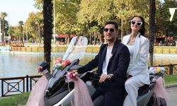 Bursa’da motosikletli düğün konvoyu
