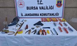 Bursa'da ormanlık alanda kaçak kazı operasyonu