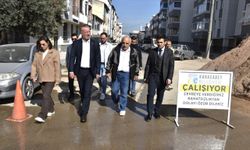 Başkan Karabatı Emirsultan’daki çalışmaları yerinde inceledi