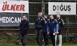 Fenerbahçe’de Başkan Saran idmanı takip etti