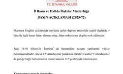 İstanbul Valiliği: "4 binayla ilgili hasar ihbarı alındı, 17 vatandaş 112’ye ihbarda bulundu"