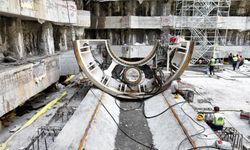 Körfezray Metro Projesi’nde iki tünel açma makinesinin daha montajına başlandı