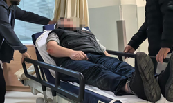 İnegöl'de deprem anında kaza