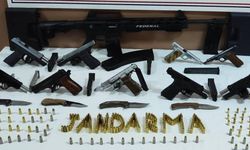 İnegöl jandarması cephanelik ele geçirdi