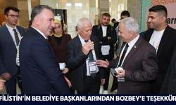 Filistin'in belediye başkanlarından Bozbey'e teşekkür