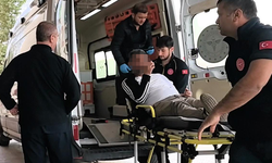 İnegöl'de oğlunu görmek istedi: Hastanelik oldu
