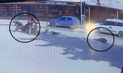 İnegöl'deki feci kaza kamerada