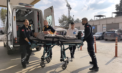 İnegöl'de makine işçiyi yaraladı