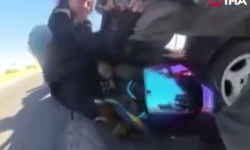 Kız Arkadaşına Saldıran Sürücüyü Dövdü