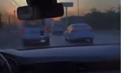 Osmangazi'de makas atarak trafiği tehlikeye attı, o anları kayda aldırıp paylaştı