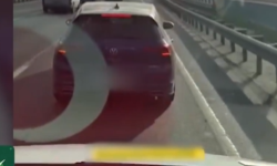 Ambulansa yol vermeyen sürücü yakalandı