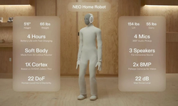 Ev işlerinde yeni dönem başlıyor! İnsansı robot NEO satışa çıktı