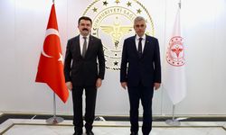 Sağlık Bakanı Memişoğlu, Okay Memiş’i ağırladı