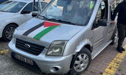 İnegöl Emniyet müdürü yakaladı! Filistin bayrağı astığı aracıyla alkol alarak seyretti