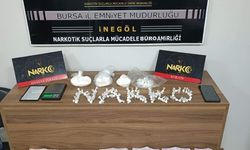 İnegöl'de yüklü miktarda kokain ele geçirildi  Kodesi boyladı