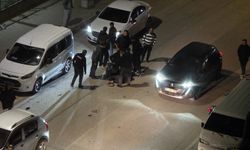 İnegöl'de motosikletli aynı anda 3 araçla çarpıştı