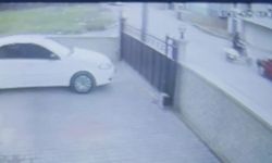 İnegöl'de o anlar kamerada: 1 saniye ile yaralandı