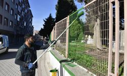 Karacabey'de mezarlıklara özenli bakım