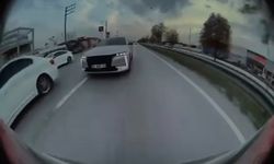 Bursa'da tehlikeli makas kamerada