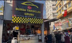 Bursa’da taksicilerden şehitler için anlamlı hayır