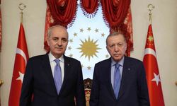 Cumhurbaşkanı Erdoğan, TBMM Başkanı Numan Kurtulmuş’u kabul etti