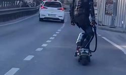 E5’de sıra dışı scooter yolculuğu