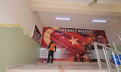 Esenyurt’taki okullarda ara tatilde bakım ve onarım çalışmaları devam etti