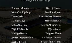 Fenerbahçe’nin Çaykur Rizespor maçı kamp kadrosu belli oldu