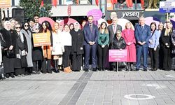 Gaziosmanpaşa, kadına şiddete karşı tek yürek oldu