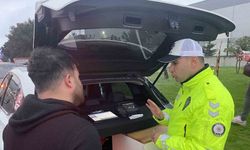 Kapaklı’da emniyet şeridini ihlal edenlere 9 bin lira ceza