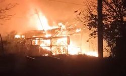 Tekirdağ’da iş yerinde korkutan yangın