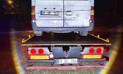 Trafik kontrolünde yakalaması olan araç otoparka çekildi