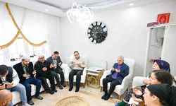 Vali Turan ve Kaymakam Yıldız Rümeysa Sanpur’un ailesine taziyede bulundu