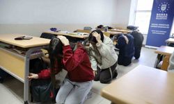 YKS Hazırlık Merkezi’nde deprem ve tahliye tatbikatı