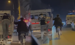 İnegöl'de korkulu anlar kamerada