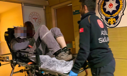 İnegöl'de otomobil iş makinesine çarptı