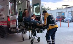 İnegöl'de işçi 600 kiloluk demirin altında kaldı