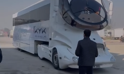 İnegöl'de dikkat çeken araç