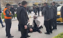 Hastane önünde feci kaza